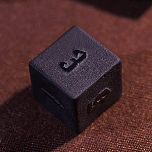 LANGWEI DND Dice Set Pretty Frosted Obsidian D&D Dados Poliédricos, Dados De Juego De rol para Juegos De Mesa TRPG Juegos De Mazmorras Y Dragones