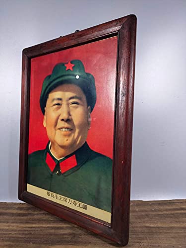 LAOJUNLU Antiguo palisandro colgante pantalla fina mano de obra suave de gama alta atmósfera estilo 3 antiguo obra maestra colección de solitario chino tradicional joyería