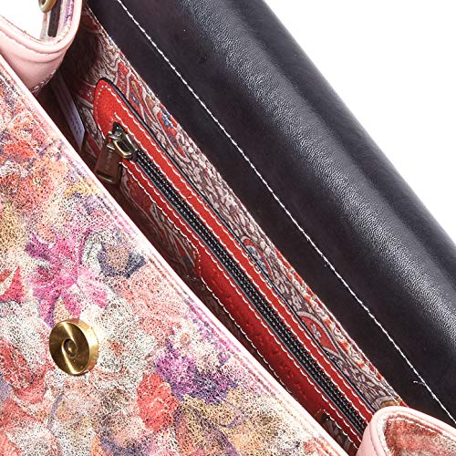 Laura Vita3114MujerBolso de manoRosa (Rose)12x22x28 Centimeters (B x H x T)
