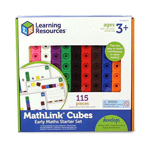 Learning Resources Mathlink Cubes Conjunto de Actividades , color, modelo surtido