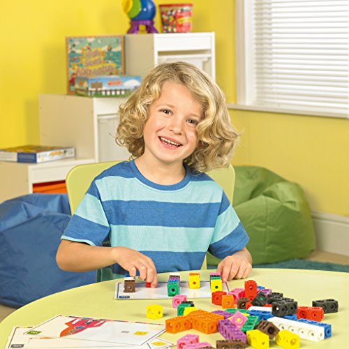 Learning Resources Mathlink Cubes Conjunto de Actividades , color, modelo surtido