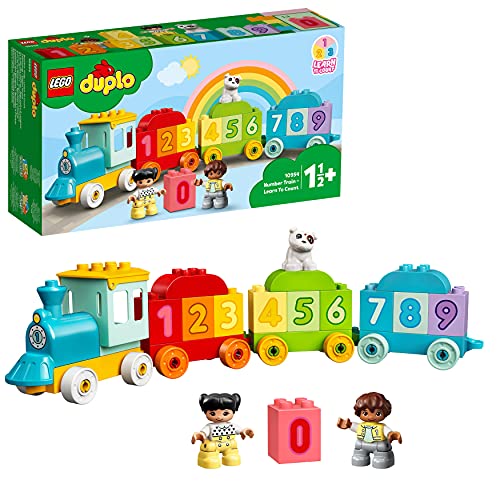 LEGO 10954 Duplo My First Tren de los Números: Aprende a Contar, Juguetes Educativos para Bebés +1.5 Año con Mini Figuras
