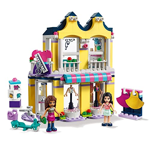 LEGO 41427 Friends Tienda de Moda de Emma, Juguete de Construcción para Niños y Niñas de +6 años, Boutique con Mini Muñecas
