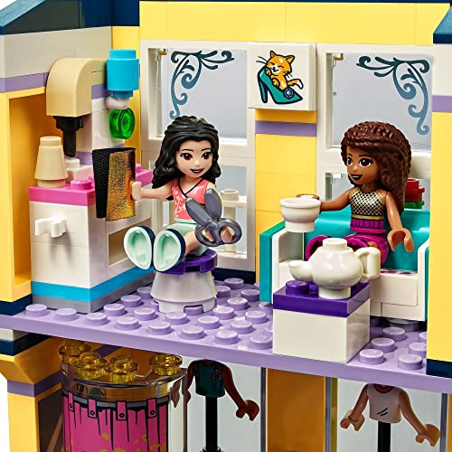 LEGO 41427 Friends Tienda de Moda de Emma, Juguete de Construcción para Niños y Niñas de +6 años, Boutique con Mini Muñecas