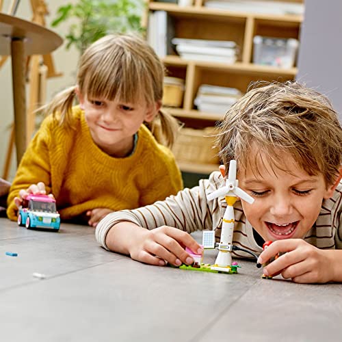 LEGO 41443 Friends Coche Eléctrico de Olivia Juguete de Construcción para Niños 6 años con Mini Muñecas Educación Ambiental
