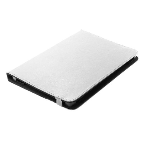 Libro Tablet PC Funda para portatil Case Blanco con Función Atril, Apta para Tristan Auron Planet 3