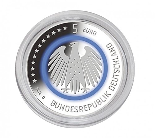 Lindner 2250275P Coin capsules internal Ø 27,5 mm - pack of 10, e.g. for the German 5 Euro collector coin Planet Earth