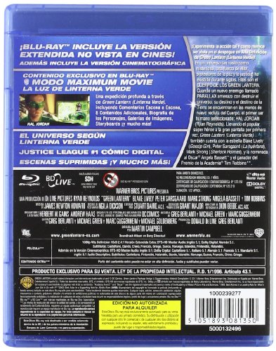 Linterna Verde (2011) Blu-Ray [Blu-ray]