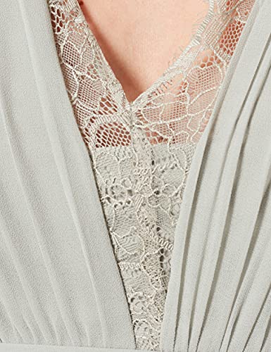 Little Mistress Green Lace Maxi Vestido, Verde (Waterlily), 36 para Mujer