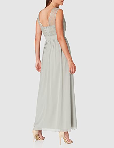 Little Mistress Green Lace Maxi Vestido, Verde (Waterlily), 36 para Mujer