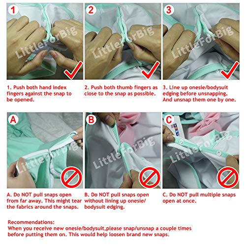 LittleForBig Bebé Adulto Amante del Pañal (ABDL) Mono Botón Entrepierna Onesie-Te elijo a ti Onesie XXXXL