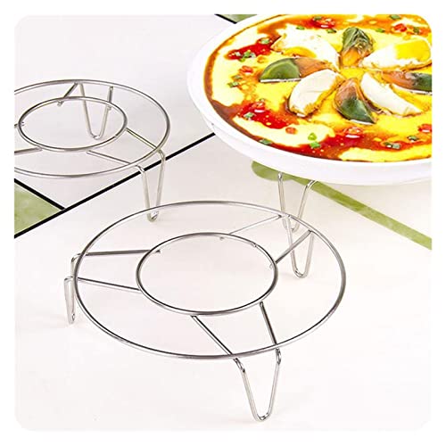 LJQYR Rejilla para cocinar Vaporizador de Acero Inoxidable Cocina Utensilios de Cocina Steamer Hack Insertar Stock Cocina Soporte de vaporización Cocina Suministros de calefacción Uso múltiple