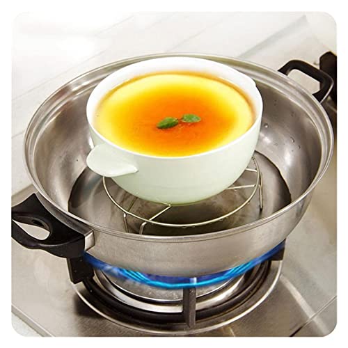 LJQYR Rejilla para cocinar Vaporizador de Acero Inoxidable Cocina Utensilios de Cocina Steamer Hack Insertar Stock Cocina Soporte de vaporización Cocina Suministros de calefacción Uso múltiple