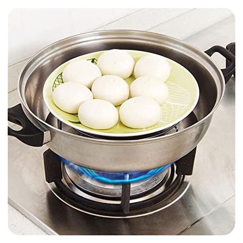 LJQYR Rejilla para cocinar Vaporizador de Acero Inoxidable Cocina Utensilios de Cocina Steamer Hack Insertar Stock Cocina Soporte de vaporización Cocina Suministros de calefacción Uso múltiple