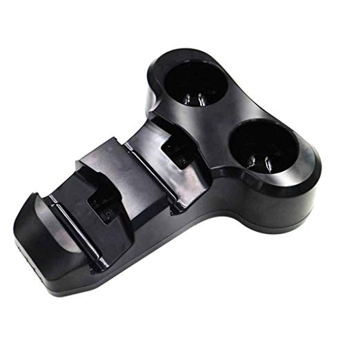 lmoikesz para PS4 VR Controller Cargador de Carga PS para Accesorios Carga Dock de Cargador para PlayStation4 Puerto de Almacenamiento de Carga Dual