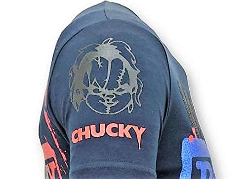 Local Fanatic Camiseta De Los Hombres De Lujo - Chucky Childs Play - Armada