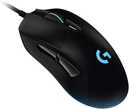 Logitech G G403 Lightspeed Ratón Gaming Inalámbrico, Captor Hero 25K, 25,600 dpi, Pesos Ajustables, 6 Botones Programables y G240 Alfombrilla de Ratón de Tela, Grosor 1mm, 340 x 280mm, PC/Mac