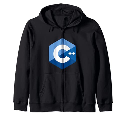 Logotipo de los programadores C ++ - C Plus Plus Software Engineer Coder Sudadera con Capucha
