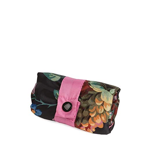 LOQI Mad Arabesque Bag Bolso de Viaje, 15 Liters, Negro (Arabesque), 50 cm