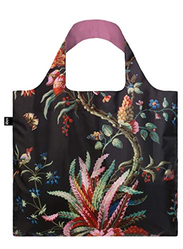 LOQI Mad Arabesque Bag Bolso de Viaje, 15 Liters, Negro (Arabesque), 50 cm