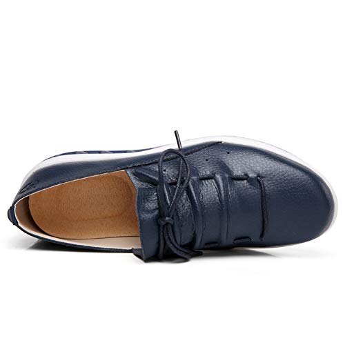 lovejin Mujer Adelgazar Zapatos Sneakers Deporte Cuña Zapatos Plataforma Sneakers Caminar Fitness Transpirable Deportes al Aire Libre Zapatos