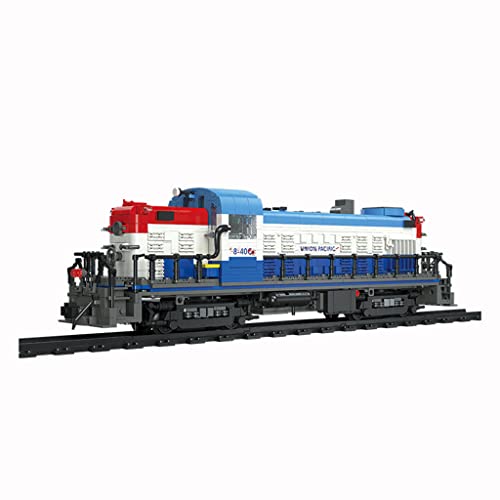 LYMHGHJ Technic Moc Steam Train Bloques de construcción de Juguetes con vía de Tren, 2399 Piezas Retro Steam Train Juego de construcción Coleccionable Compatible con Lego