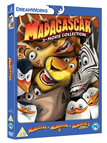 Madagascar 1-3 (3 Dvd) [Edizione: Regno Unito]