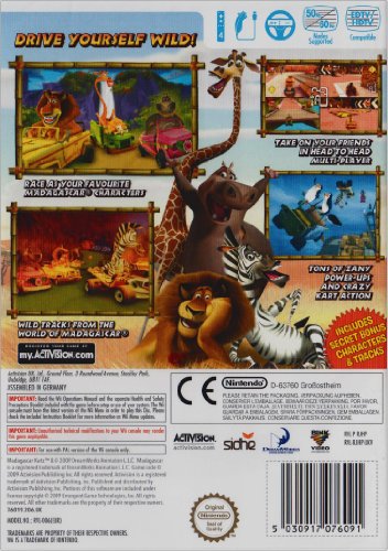 Madagascar Kartz Game Wii [Importación inglesa]