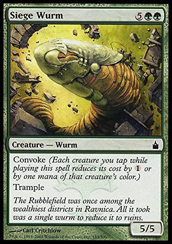Magic The Gathering - Siege Wurm - Wurm de asedio - Ravnica: City of Guilds - Foil