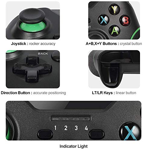 Mando inalámbrico para Xbox One, Cosaux FM08 Xbox, mando inalámbrico para PC, PS3, smartphone Android