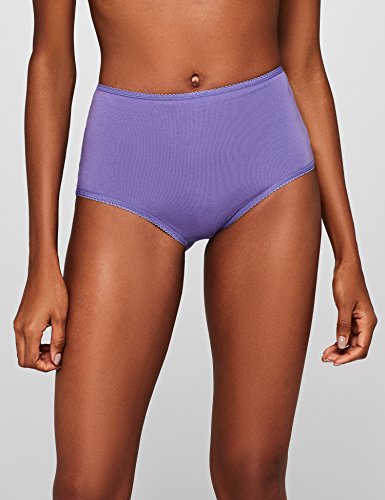 Marca Amazon - Iris & Lilly Waist Slip Mujer, Pack de 5, Multicolor (Navy Sky/veronica), XL, Label: XL