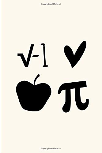 Math Teacher Thanksgiving I Love Apple Pie Pi Symbol Cute Equation Holiday College Ruled Notebook: Blank Lined Journal for Turkey and Pumpkin Pie Lovers