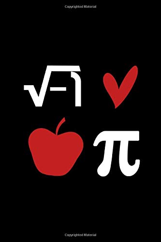 Math Teacher Thanksgiving I Love Apple Pie Pi Symbol Funny Equation Holiday Ruled Notebook: Blank Lined Journal for Turkey and Pumpkin Pie Lovers