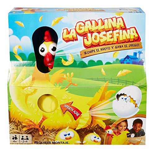 Mattel Games La Gallina Josefina, juego de mesa infantil (Mattel FRL14)