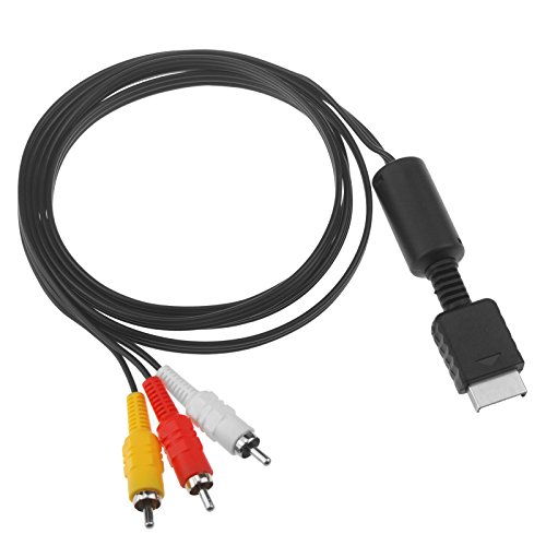 Mcbazel 1.8M compuesta AV cable de cobre de cable video audio para PS3 PS2 PSone