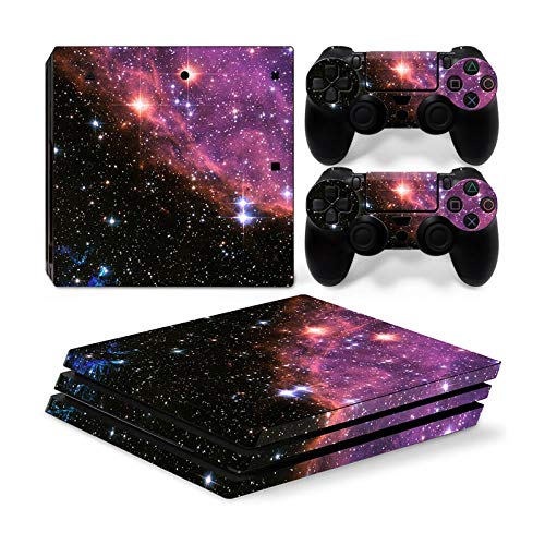 Mcbazel Pattern Series Vinyl Skin Sticker For PS4 Pro Controller & Console Protect Cover Decal Skin (Galaxy)