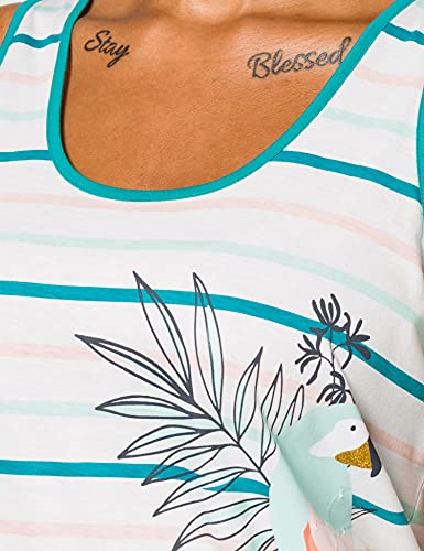 Melissa Brown AF.Perro.PSH Juego de Pijama, Gris Fonce/Ecru, XL para Mujer