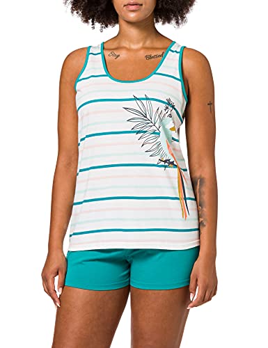 Melissa Brown AF.Perro.PSH Juego de Pijama, Gris Fonce/Ecru, XL para Mujer