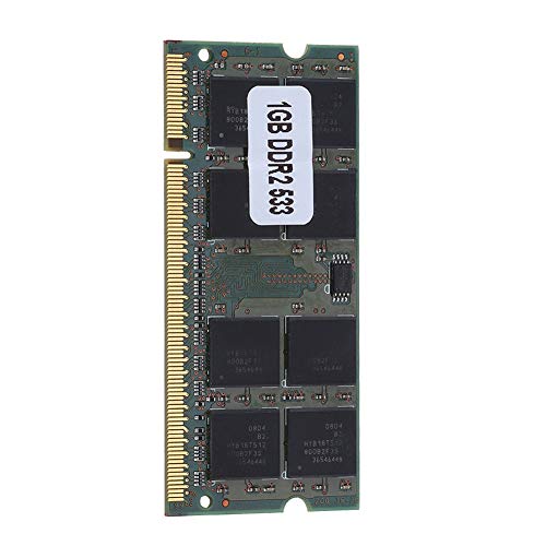 Memoria DDR2, Memoria RAM para computadora portátil 1GB DDR2 533MHz 200Pin para Placa Base de computadora portátil Memoria dedicada RAM Totalmente Compatible