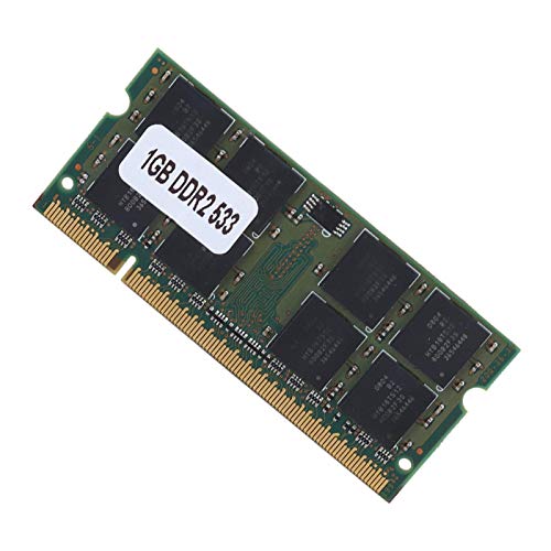 Memoria DDR2, Memoria RAM para computadora portátil 1GB DDR2 533MHz 200Pin para Placa Base de computadora portátil Memoria dedicada RAM Totalmente Compatible