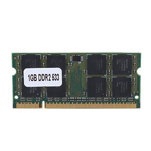 Memoria DDR2, Memoria RAM para computadora portátil 1GB DDR2 533MHz 200Pin para Placa Base de computadora portátil Memoria dedicada RAM Totalmente Compatible