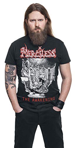 Merciless The Awakening 2019 Camiseta Negro L