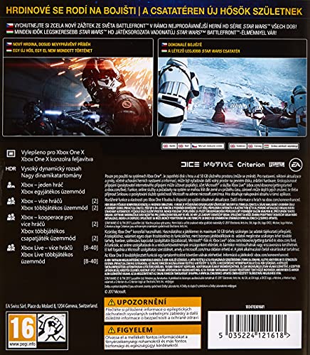Microsoft Star Wars Battlefront II, Xbox One Básico Xbox One vídeo - Juego (Xbox One, Xbox One, Shooter, Modo multijugador, T (Teen))