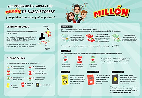 MILLÓN. El juego más Crazy (Serie The Crazy Haacks)