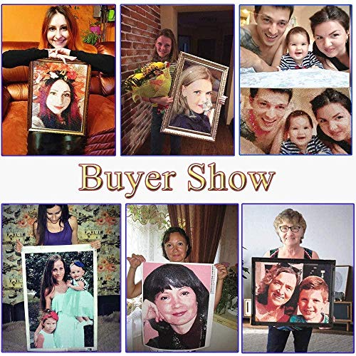 MLMYH Diamond Painting Custom Foto Personalizado 5D Diamond Painting DIY Diamond Embroidery Kit, Para la Home Decoración de pared Artesanía 40x50cm