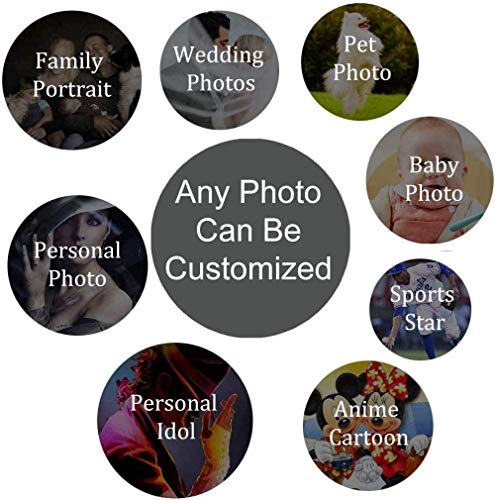 MLMYH Diamond Painting Custom Foto Personalizado 5D Diamond Painting DIY Diamond Embroidery Kit, Para la Home Decoración de pared Artesanía 40x50cm