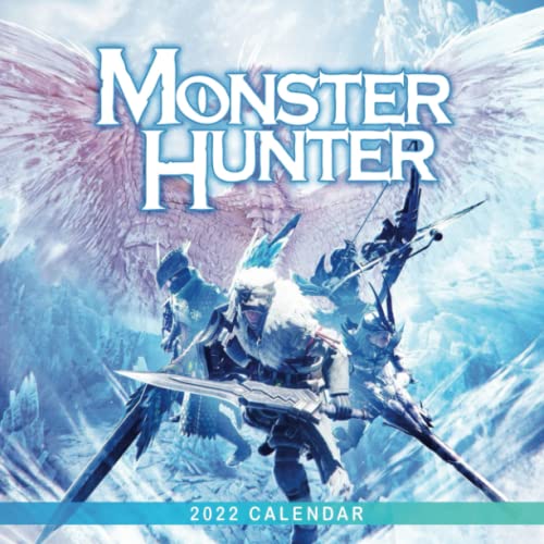 Monster Hunter World Calendar 2022: Video Games January 2022 - December 2022 OFFICIAL Squared Monthly Calendar, 12 Months | BONUS Last 4 Months 2021