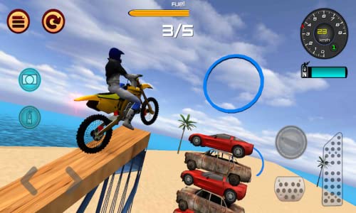Motocross Beach Jumping 2 - Motorcycle Stunt & Trial Game