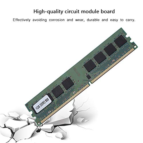 Mugast Memoria RAM de 1GB DDR2 PC2-6400 800MHz 240Pin para Escritorio, Compatible con para AMD