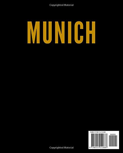 MUNICH: A Decorative GOLD and BLACK Designer Book For Coffee Table Decor and Shelves | You Can Stylishly Stack Books Together For A Chic Modern ... Stylish Home or Office Interior Design Ideas